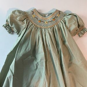 Petit Ami smocked fall dress